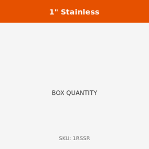 1" Stainless Steel Ratchet | BOX OF 20
