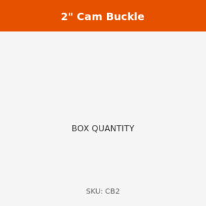 2" Cam Buckle | BOX OF 20